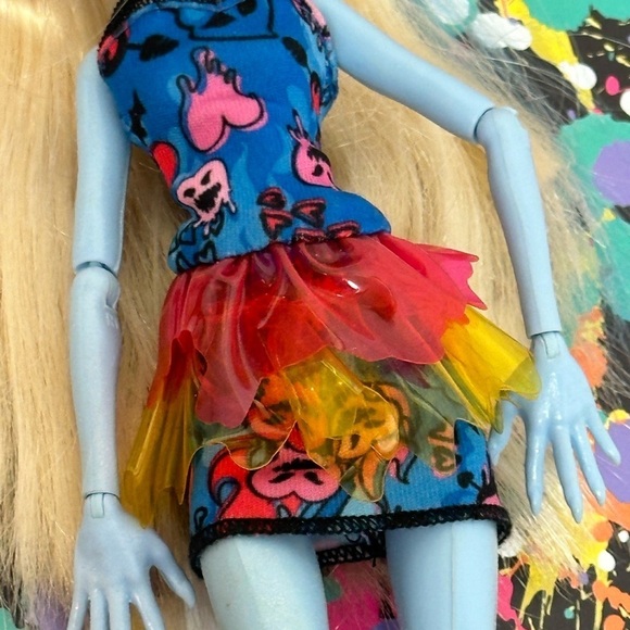 Monster High ABBEY BOMINABLE Doll Restyled - Picture 13 of 16
